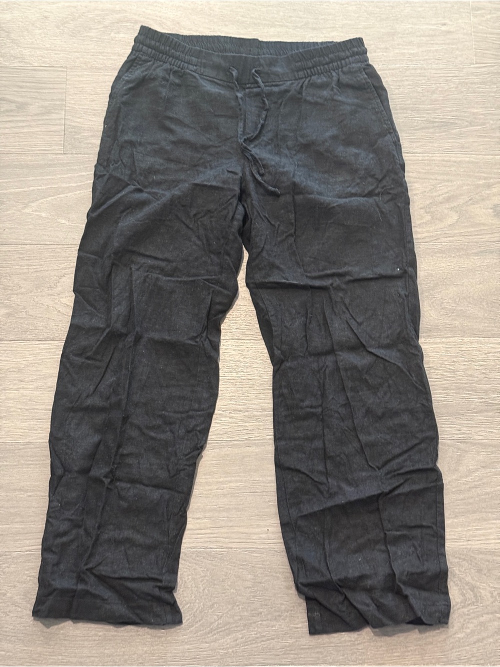 Old Navy Black Linen Pants size Small